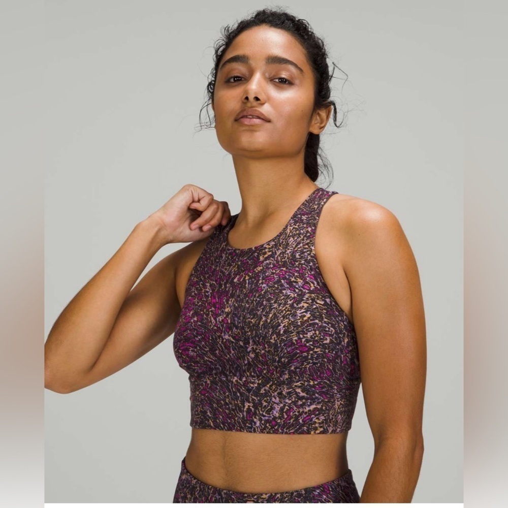lululemon athletica Dynamic Purple and Pink Sports Bra